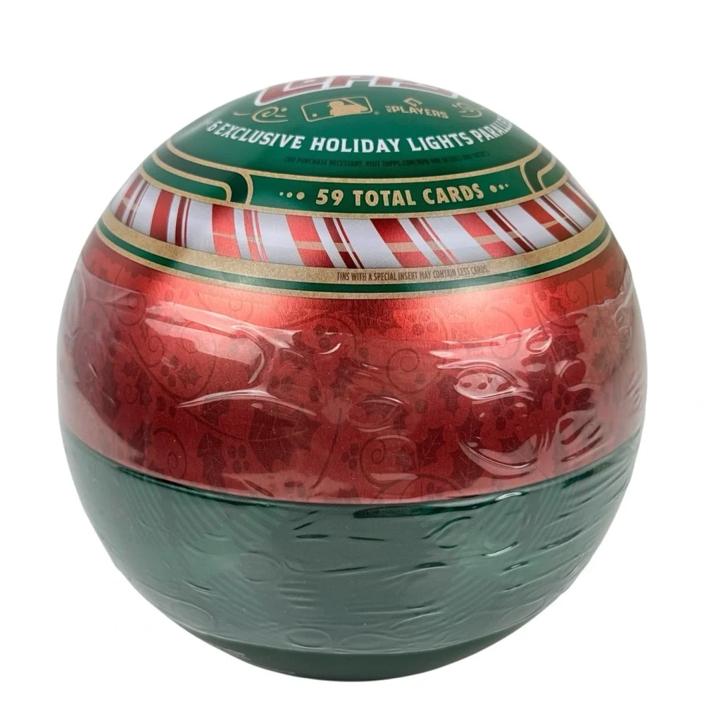 2025 Topps Holiday MLB Baseball Collector Tin Set NEW & SEALED